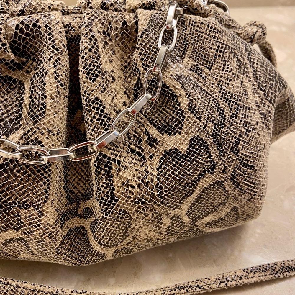 Python Shimmer Mini Crossbody Bag - image 3